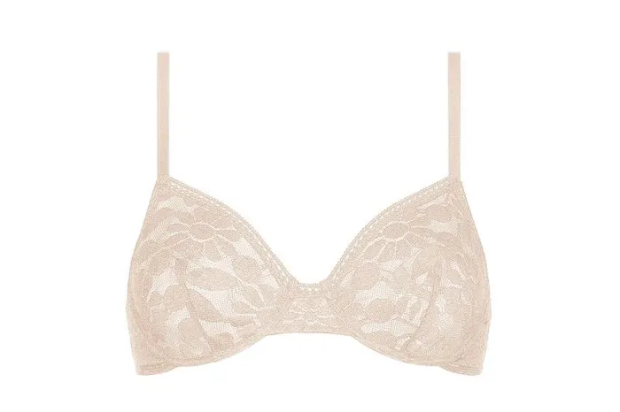 Bras Womens Eres Fleuris Fullcup Bra Calcaire