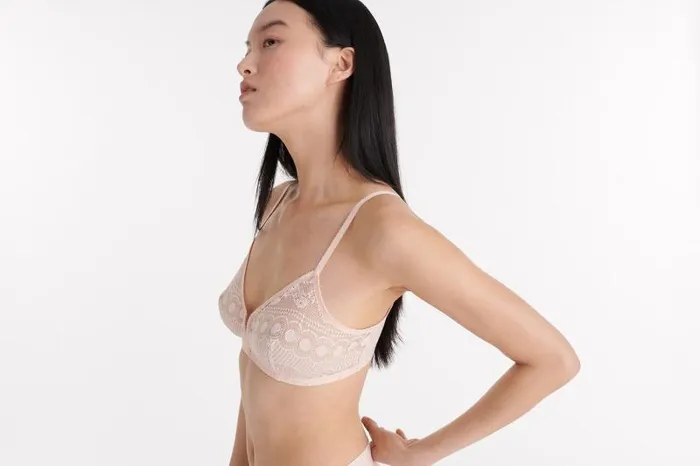 Bras Womens Eres Fragrance Triangle Bra Poudre Rosee
