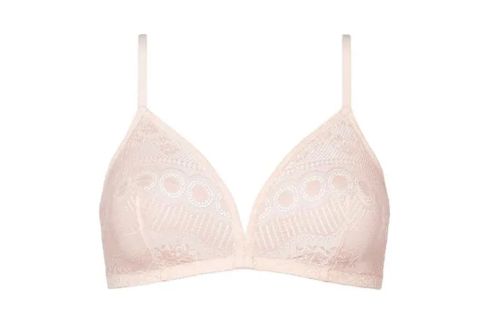 Bras Womens Eres Fragrance Triangle Bra Poudre Rosee