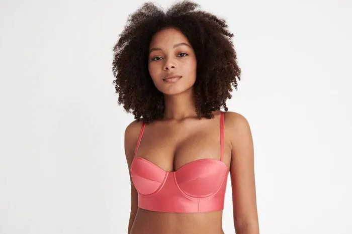 Bras Womens Eres Idylle Padded Bustier Bra Mon Coeligur