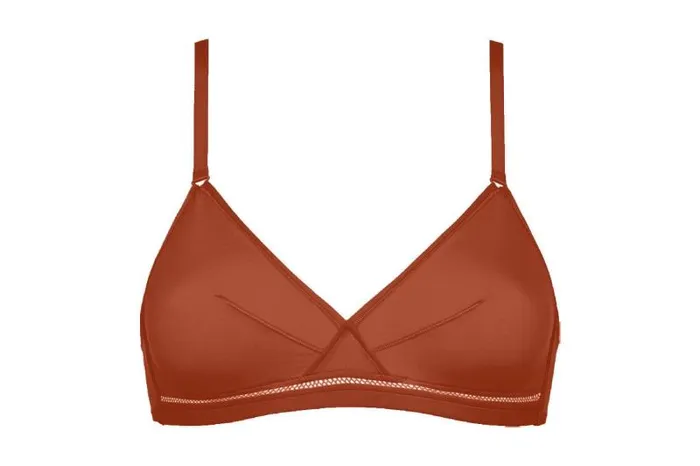 Bras Womens Eres Lydia Soyeuse Triangle Bra Poudre De Soleil