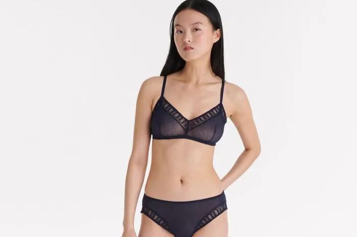 Bras Womens Eres Mmoire Triangle Bra Ciel De Nuit
