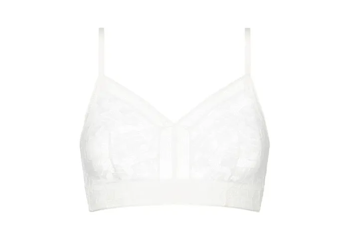 Bras Womens Eres Merveille Crop Top Bra Yaourt