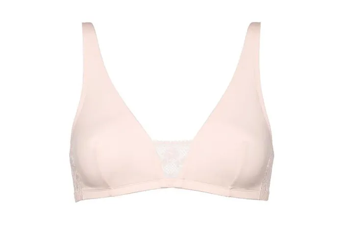 Bras Womens Eres Senteur Wireless Triangle Bra Poudre Rosee