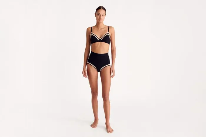 Bras Womens Eres Slalom Triangle Bra Noirrose Petale