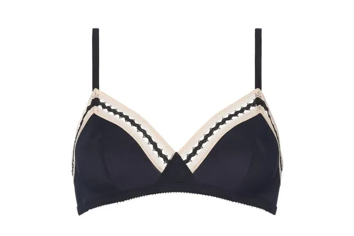 Bras Womens Eres Slalom Triangle Bra Noirrose Petale