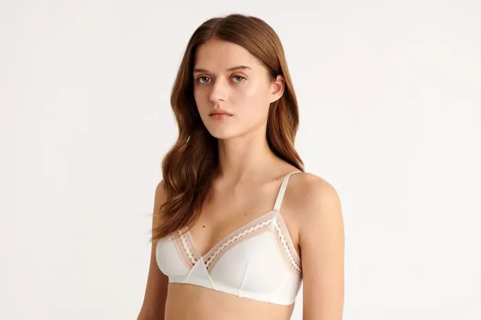Bras Womens Eres Slalom Triangle Bra Silkrose Petale