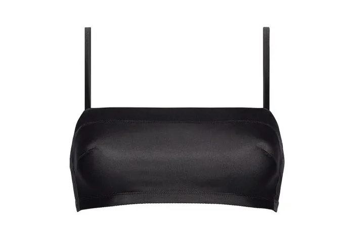Bras Womens Eres Sybille Crop Top Bra Noir
