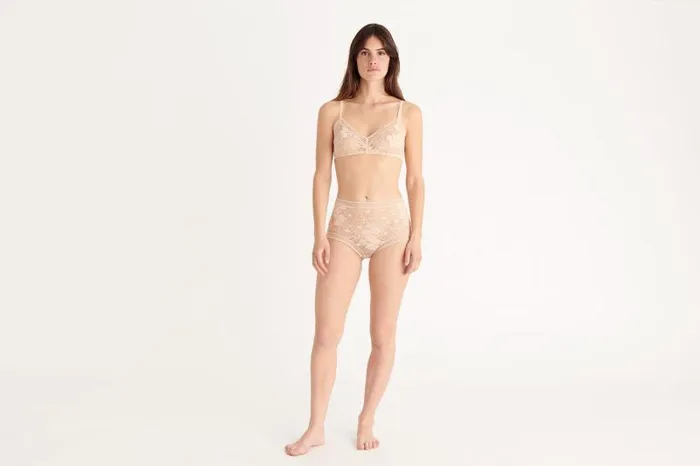 Briefs Womens Eres Acacia Highwaisted Briefs Rose Petale