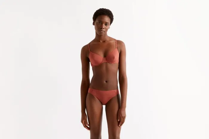 Briefs Womens Eres Enora Soyeuse Thin Briefs Poudre De Soleil