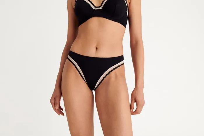 Briefs Womens Eres Flash Thin Briefs Noirrose Petale