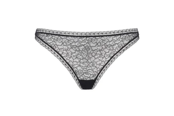 Briefs Womens Eres Reflet Tanga Noir