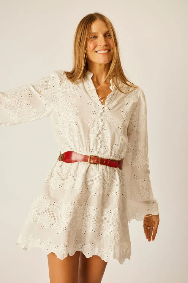 Cleo Dress Geranium Milk Women Natalie Martin Dresses