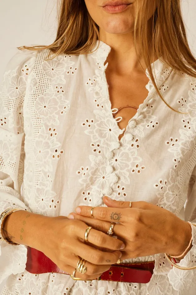 Cleo Dress Geranium Milk Women Natalie Martin Dresses