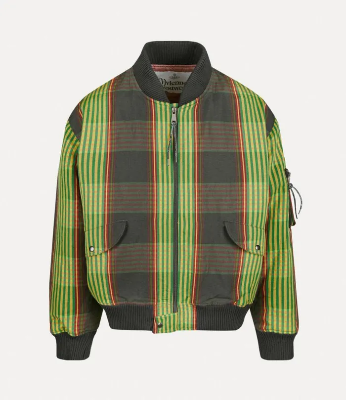 Coats And Jackets Men Vivienne Westwood Bernardo Bomber Jacket In CombatTartan Coats And Jackets Men Vivienne Westwood Bernardo Bomber Jacket In CombatTartan