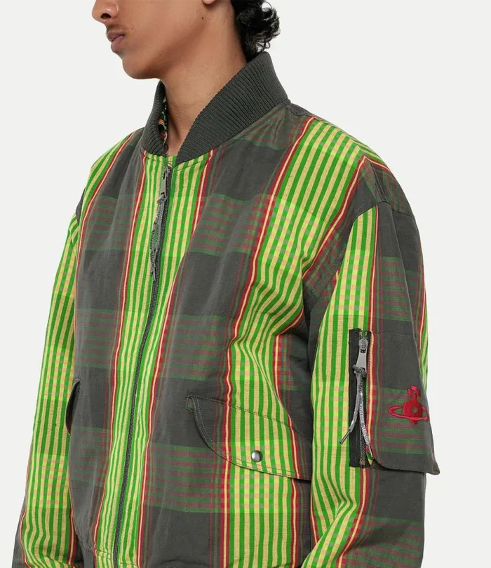 Coats And Jackets Men Vivienne Westwood Bernardo Bomber Jacket In CombatTartan