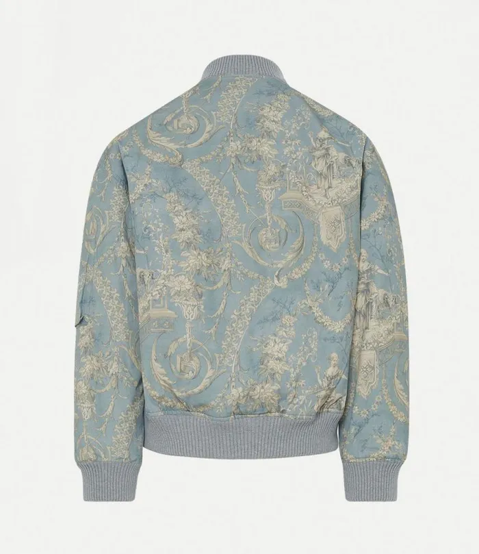 Coats And Jackets Men Vivienne Westwood Bernardo Bomber Jacket In LightBlue