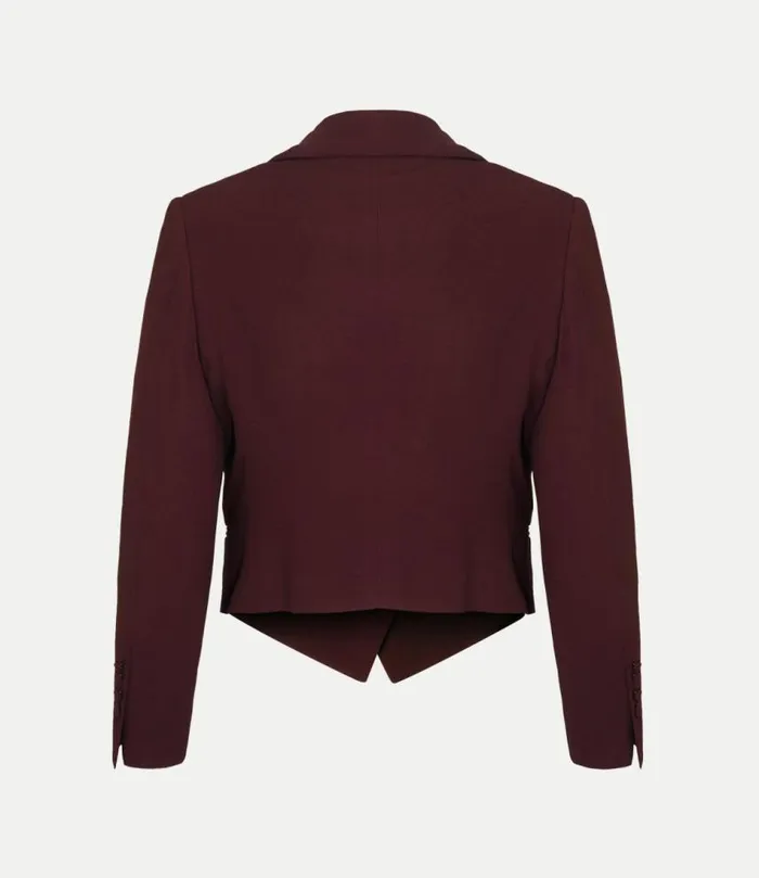 Coats And Jackets Men Vivienne Westwood Cropped Bellboy Jacket In Burgundy