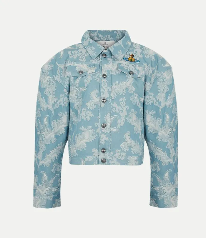 Coats And Jackets Men Vivienne Westwood Denim Boxer Jacket In BlueCoral