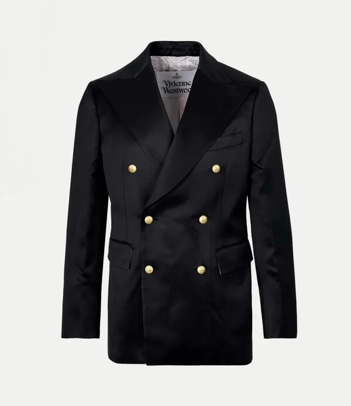 Coats And Jackets Men Vivienne Westwood Double Breasted Jacket In Black