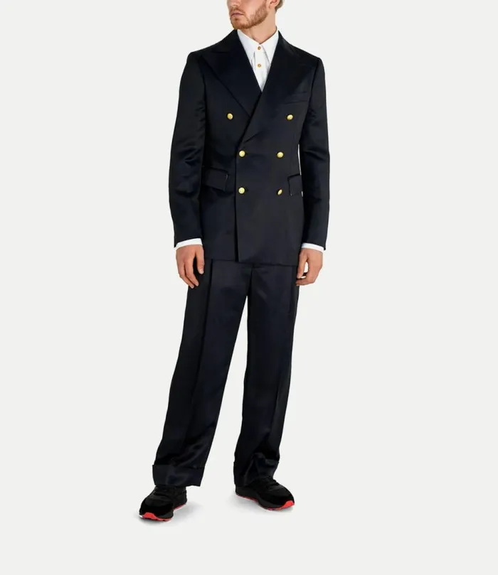 Coats And Jackets Men Vivienne Westwood Double Breasted Jacket In Black