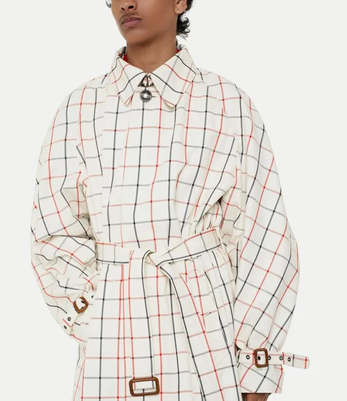 Coats And Jackets Men Vivienne Westwood Graziano Trench Coat In Check