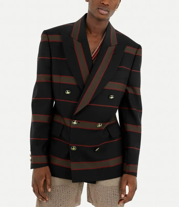 Coats And Jackets Men Vivienne Westwood Humphrey Jacket In BlackStripe