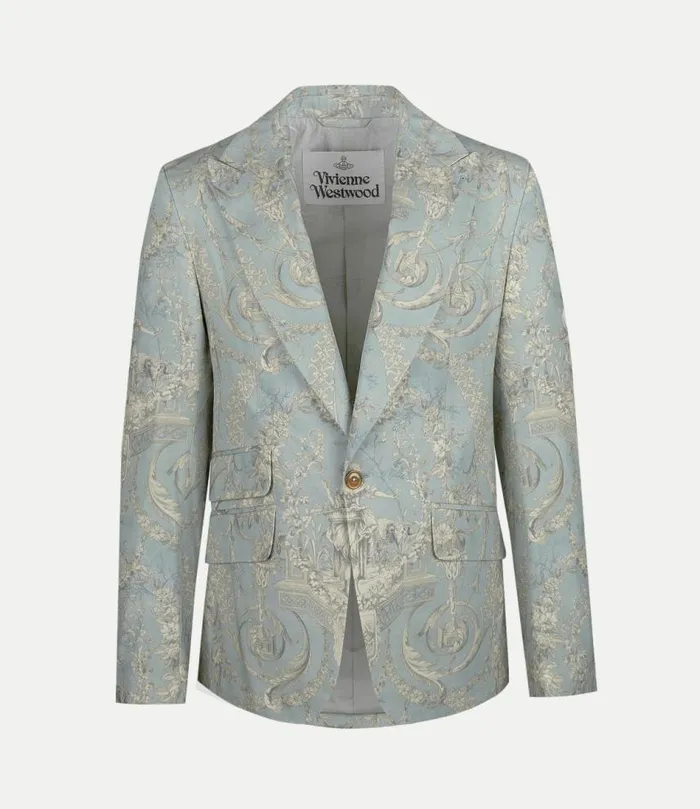 Coats And Jackets Men Vivienne Westwood One Button Jacket In LightBlue
