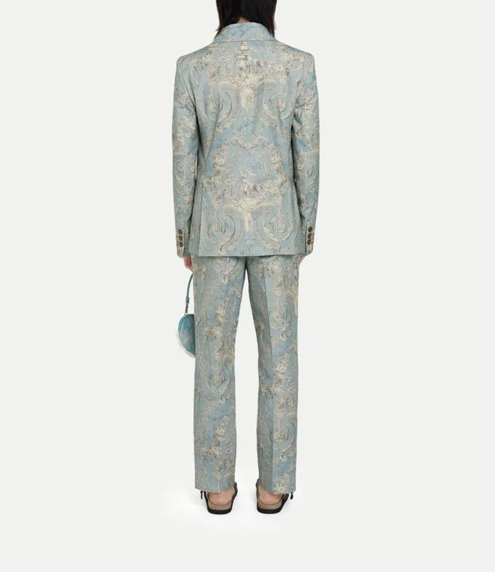 Coats And Jackets Men Vivienne Westwood One Button Jacket In LightBlue