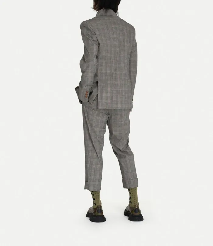 Coats And Jackets Men Vivienne Westwood One Button Jacket In PrinceOfWales