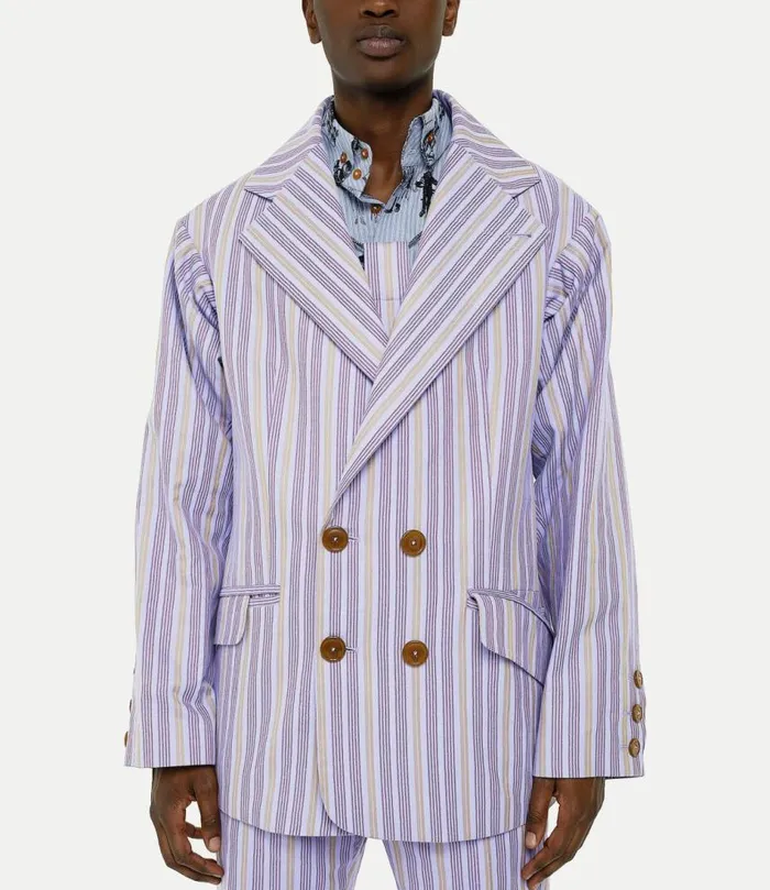 Coats And Jackets Men Vivienne Westwood Summer Wittgenstein Jacket In Lilac