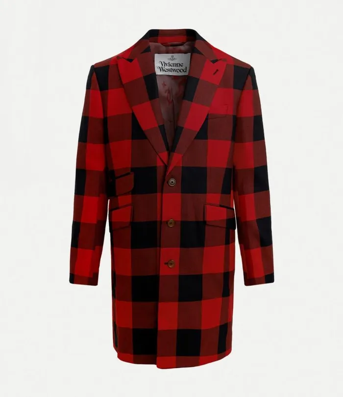Coats And Jackets Men Vivienne Westwood Three Button Jacket In RedBlack