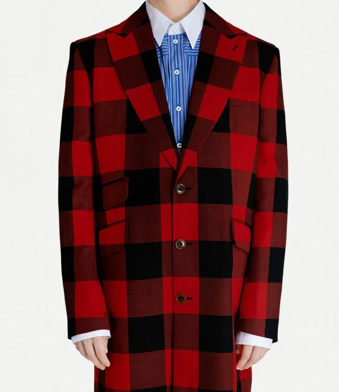 Coats And Jackets Men Vivienne Westwood Three Button Jacket In RedBlack