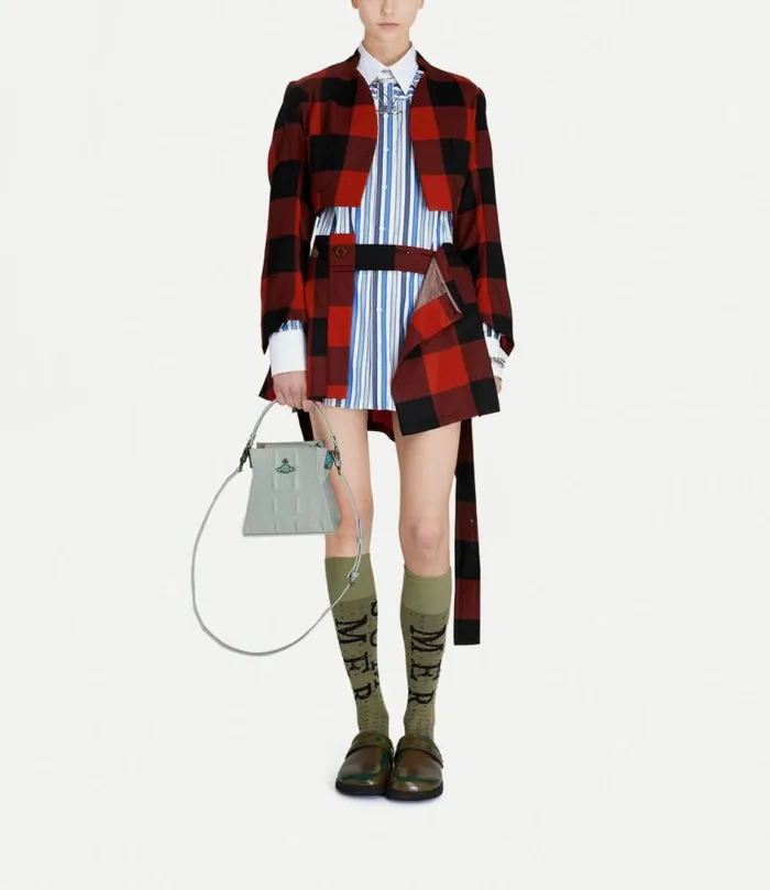 Coats And Jackets Women Vivienne Westwood Cj Cropped Jacket In RedBlack