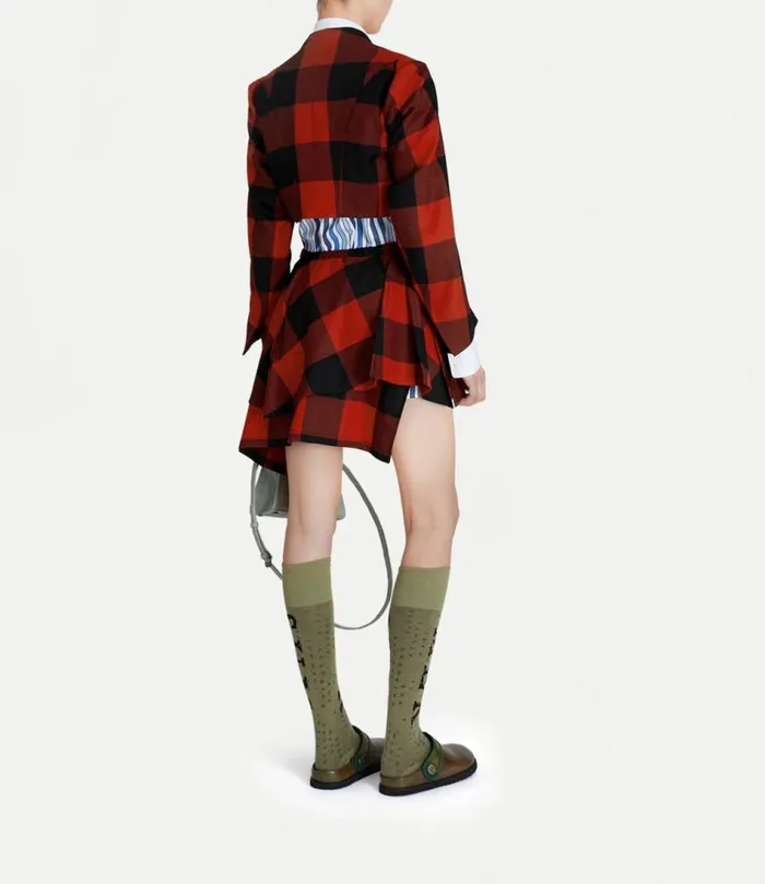 Coats And Jackets Women Vivienne Westwood Cj Cropped Jacket In RedBlack