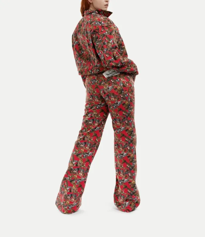 Coats And Jackets Women Vivienne Westwood Cropped Marlene Jacket In CrazyOrb
