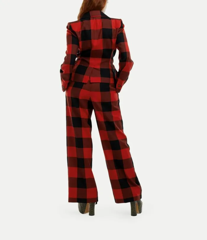 Coats And Jackets Women Vivienne Westwood Drunken Tailored Jacket In RedBlack