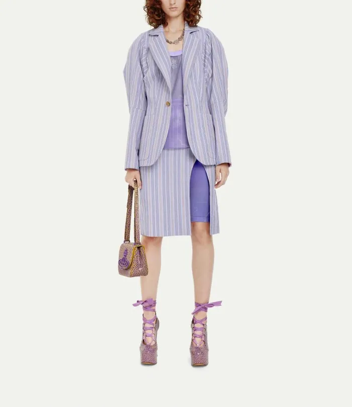 Coats And Jackets Women Vivienne Westwood Pourpoint Classic Jacket In Lilac