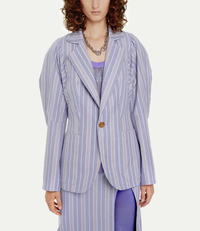 Coats And Jackets Women Vivienne Westwood Pourpoint Classic Jacket In Lilac