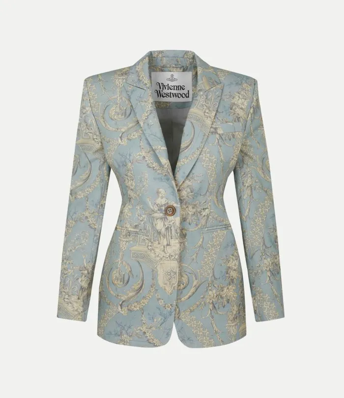 Coats And Jackets Women Vivienne Westwood Single Breasted Lauren Jacket In LightBlue