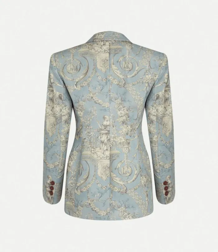 Coats And Jackets Women Vivienne Westwood Single Breasted Lauren Jacket In LightBlue