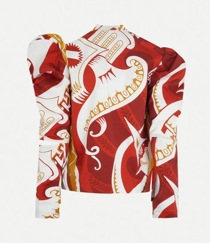 Coats And Jackets Women Vivienne Westwood Stuart Jacket In BizarrePrintWhite