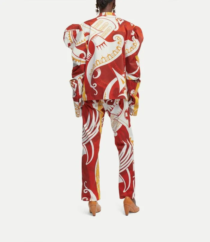 Coats And Jackets Women Vivienne Westwood Stuart Jacket In BizarrePrintWhite