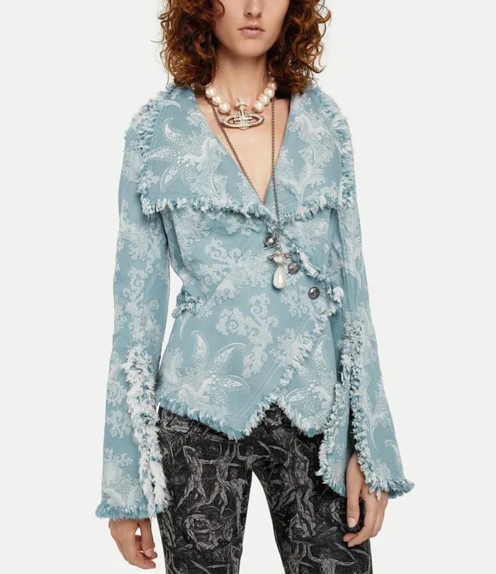 Coats And Jackets Women Vivienne Westwood Worth More Jacket In BlueCoral
