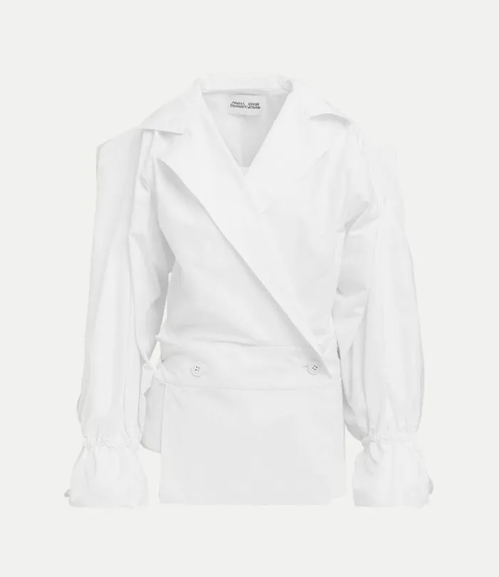 Coats And Jackets Women Vivienne Westwood Yves Jacket In White