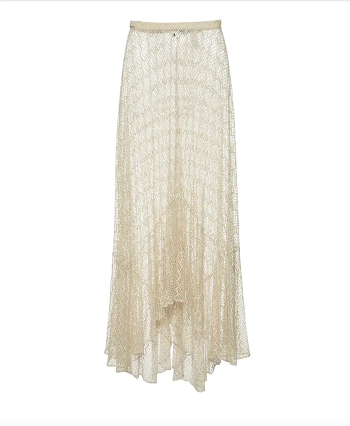 CoverUps Women Patbo Crochet Beach Skirt Ivory