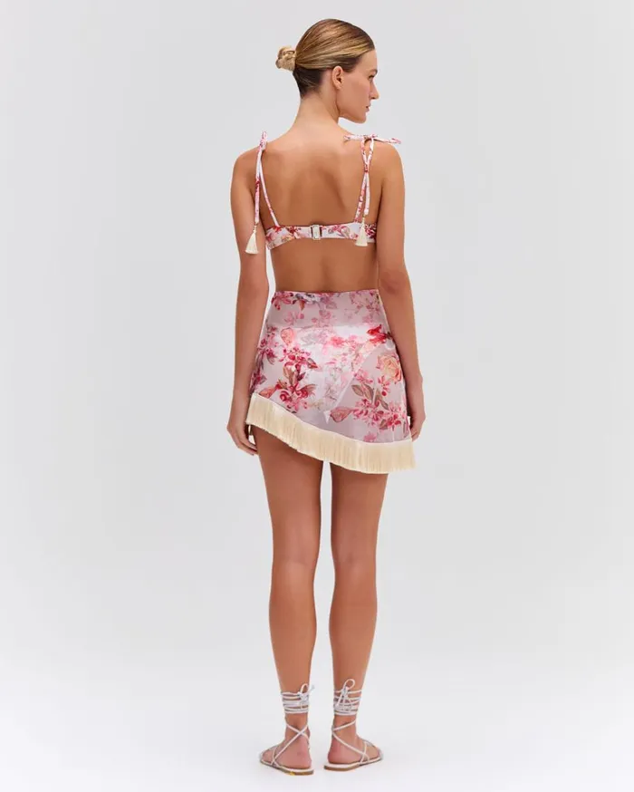 CoverUps Women Patbo Floral Haze Mini Sarong Vapor