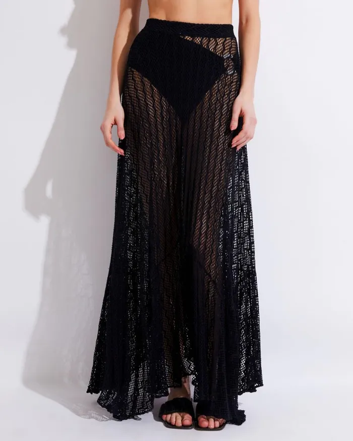 CoverUps Women Patbo Lace Beach Skirt Black
