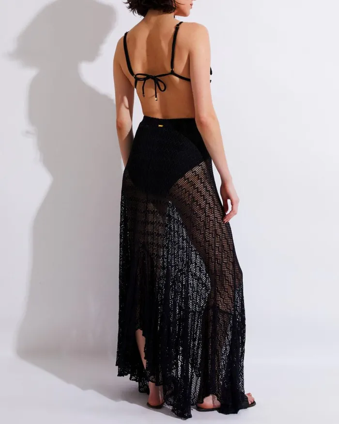 CoverUps Women Patbo Lace Beach Skirt Black