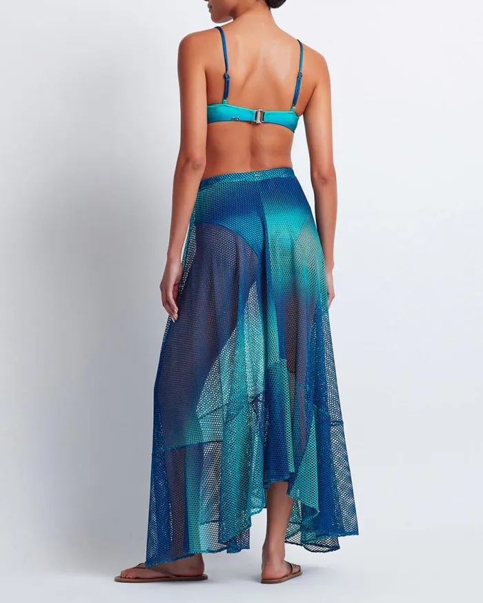 CoverUps Women Patbo Ombre Netted Beach Skirt High Tide